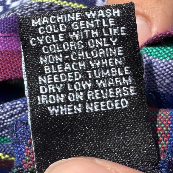 Anthropologie Kaisely multi patterned striped colorful mini skirt / S / EUC - Picture 13 of 13